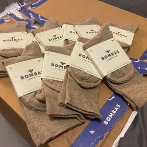 [10 Pack] Bombas Lightweight Gray Crew Socks